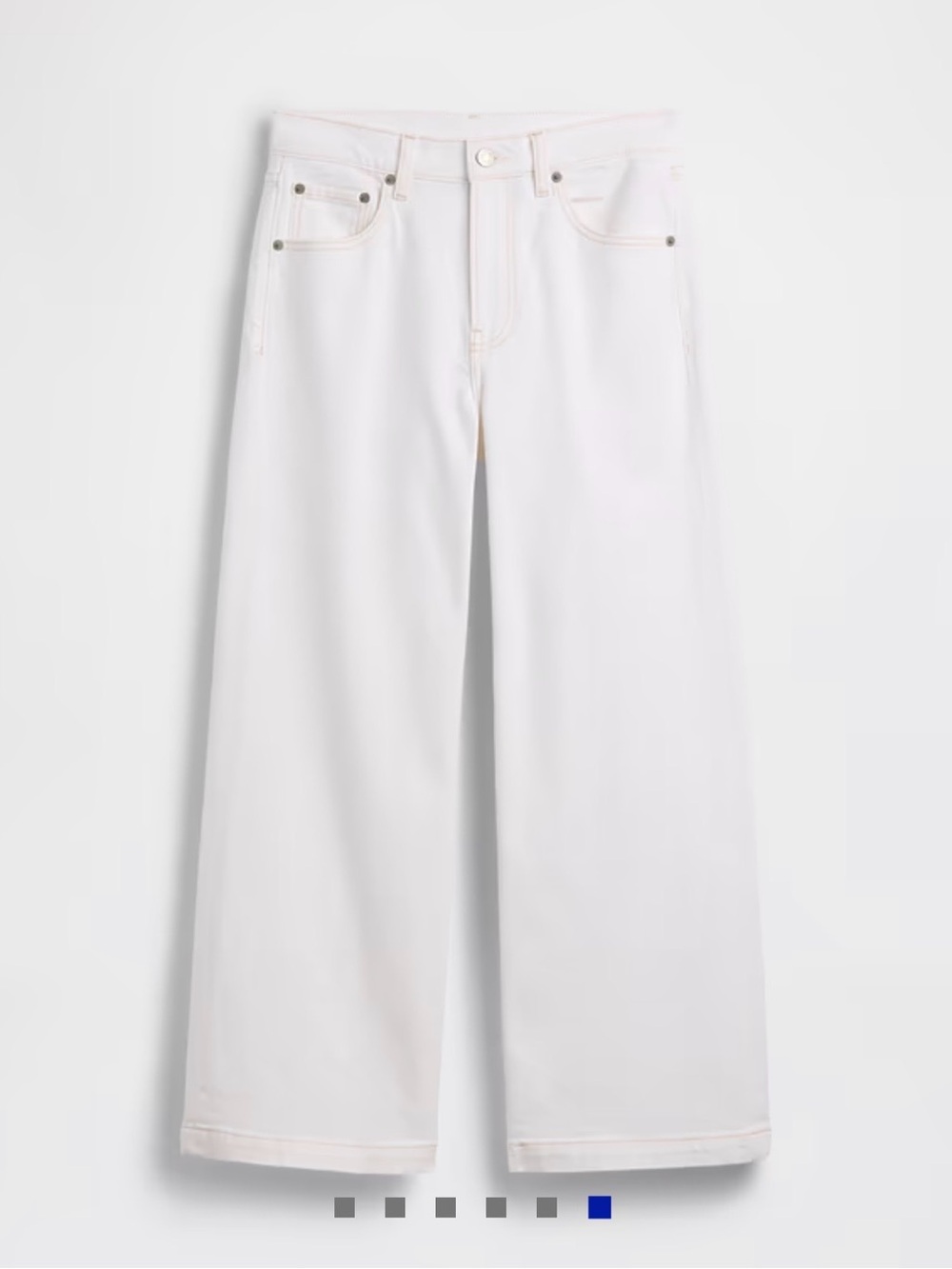 GAP STRIDE ANKLE WIDE LEG JEANS